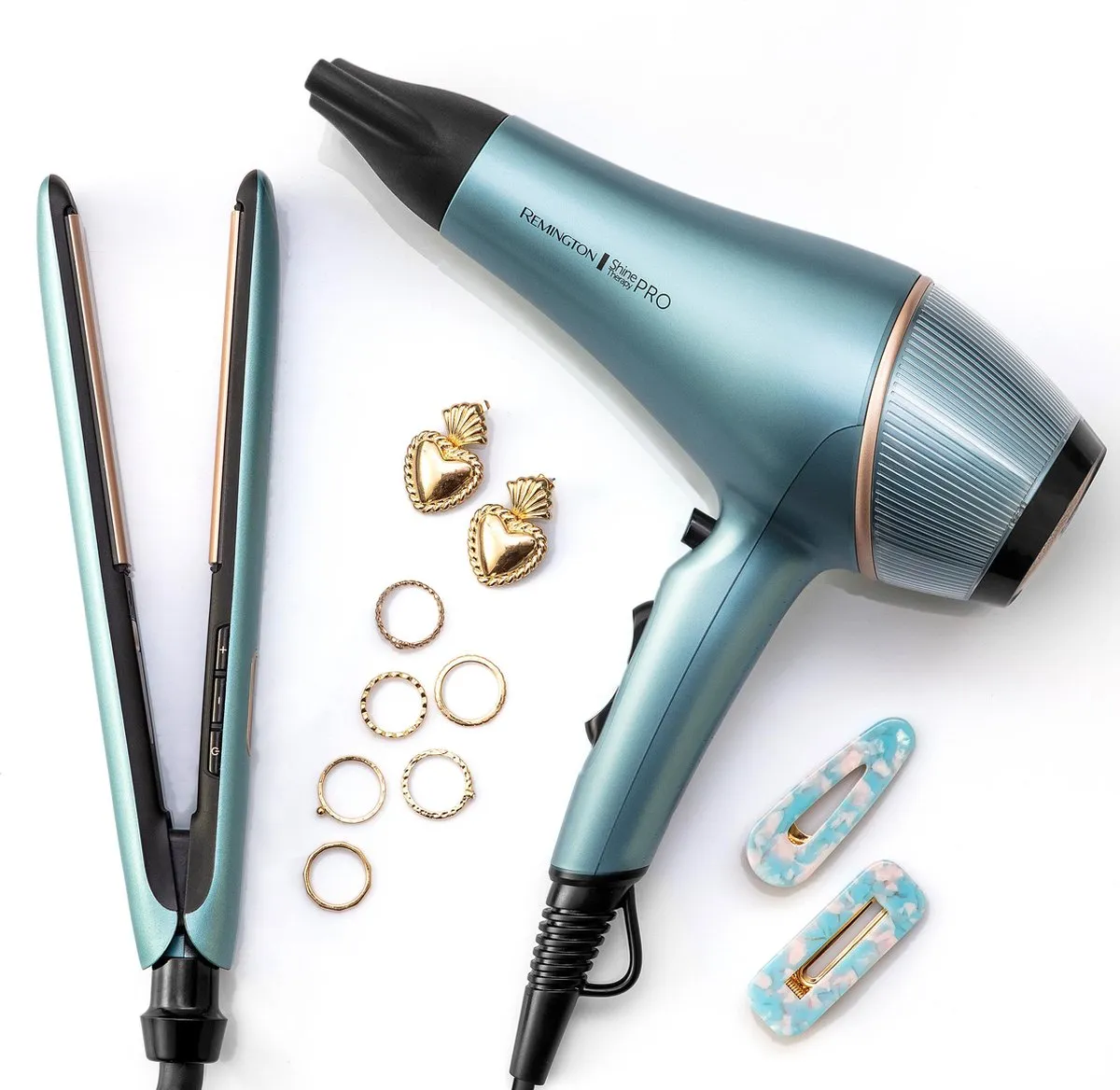 Remington AC9300 Shine Therapy PRO Föhn 2200W - Blauw