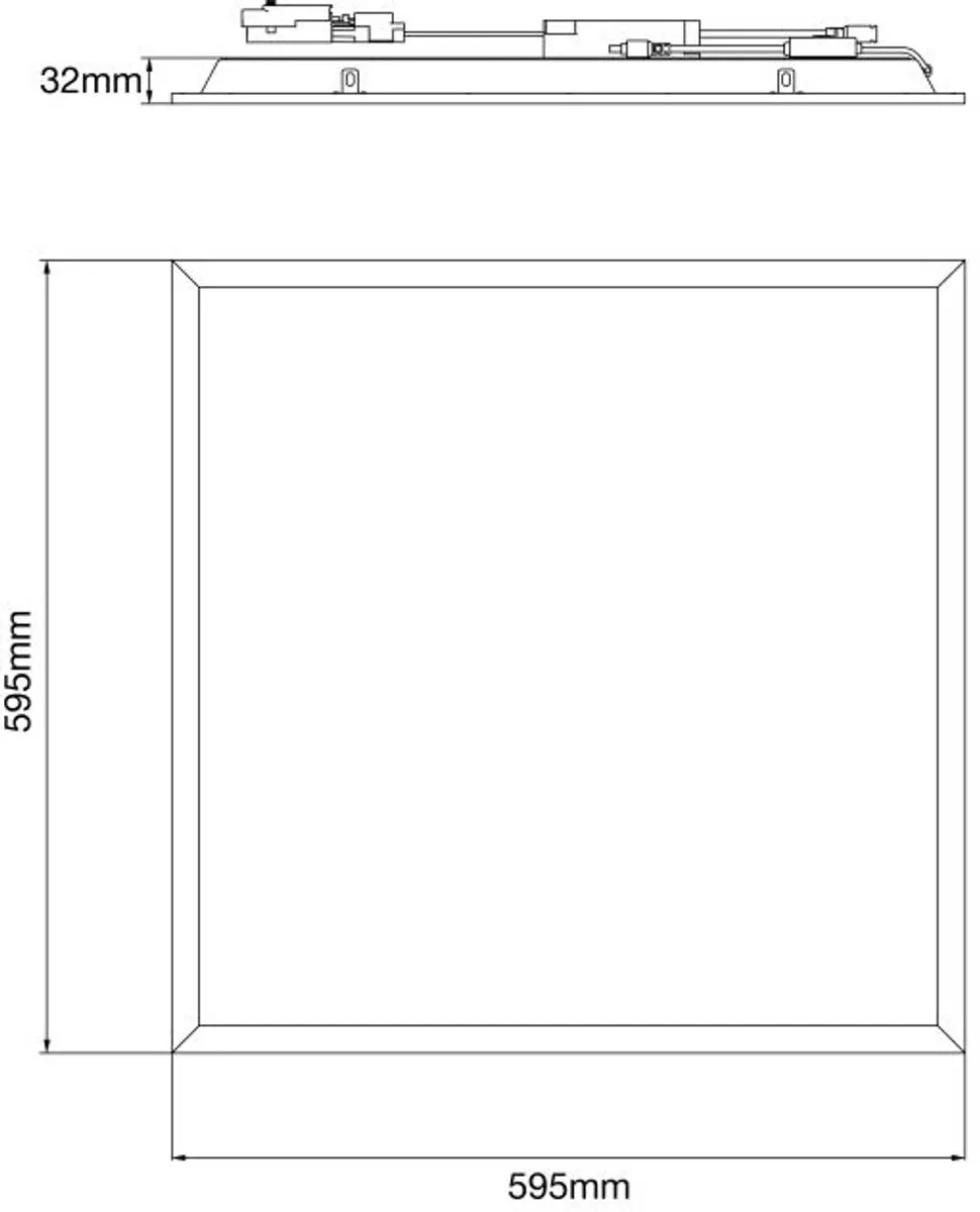Noxion LED Paneel Delta Value V5 28W 3920lm - 60x60cm - Wit/Grijs/Zwart