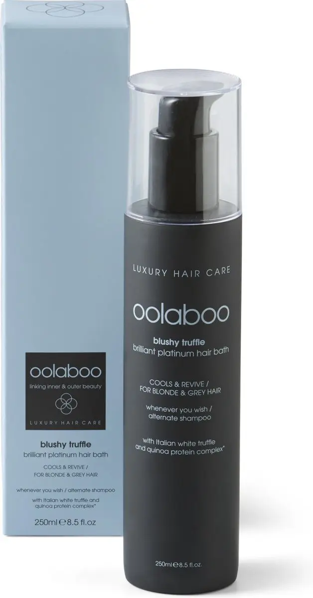 Oolaboo Blushy Truffle Brilliant Platinum Hair Bath 250ml