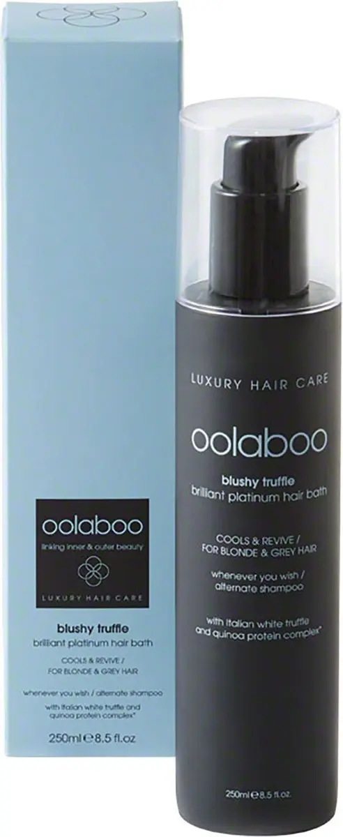 Oolaboo Blushy Truffle Brilliant Platinum Hair Bath 250ml