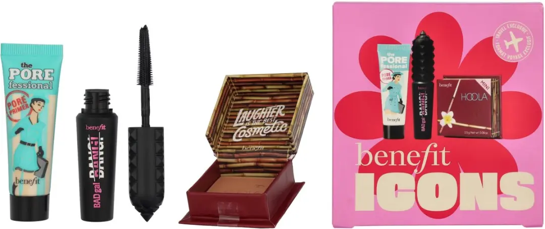 Benefit Icons Makeup Set - 14g (3-delig) - The Porefessional/Hoola/BADGal