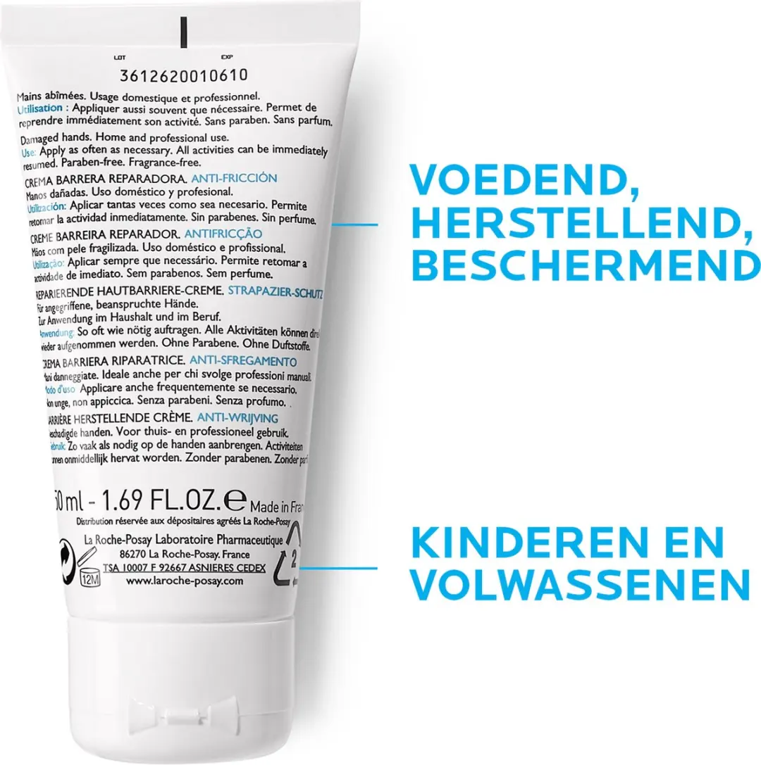 La Roche-Posay Cicaplast Handcrème 3x50ml