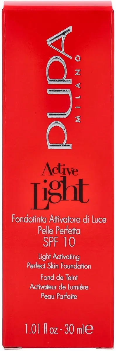 Pupa Milano Active Light Foundation 040 Sand - 40ml