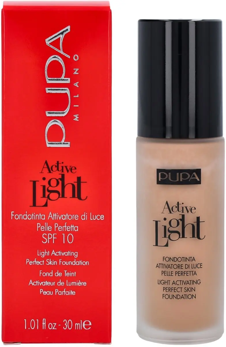 Pupa Milano Active Light Foundation 040 Sand - 40ml