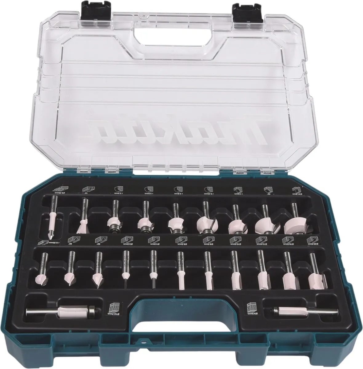 Makita D-74778 Fräsbitset Ø8mm - 22 Stuks