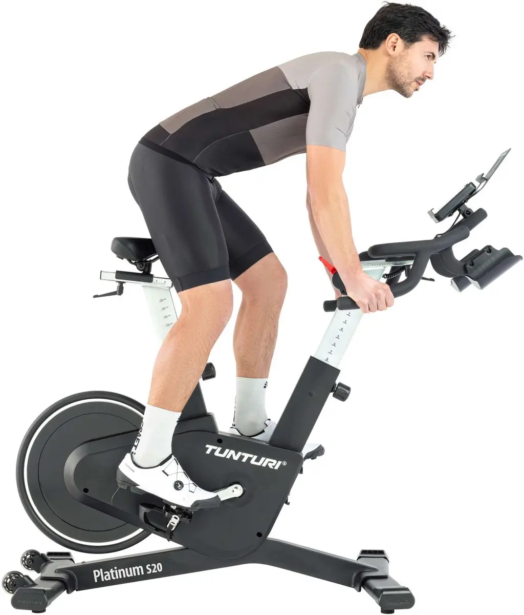 Tunturi Platinum S20 Sprinter Bike - Fitness Fiets - 26 Programma's - Zwart
