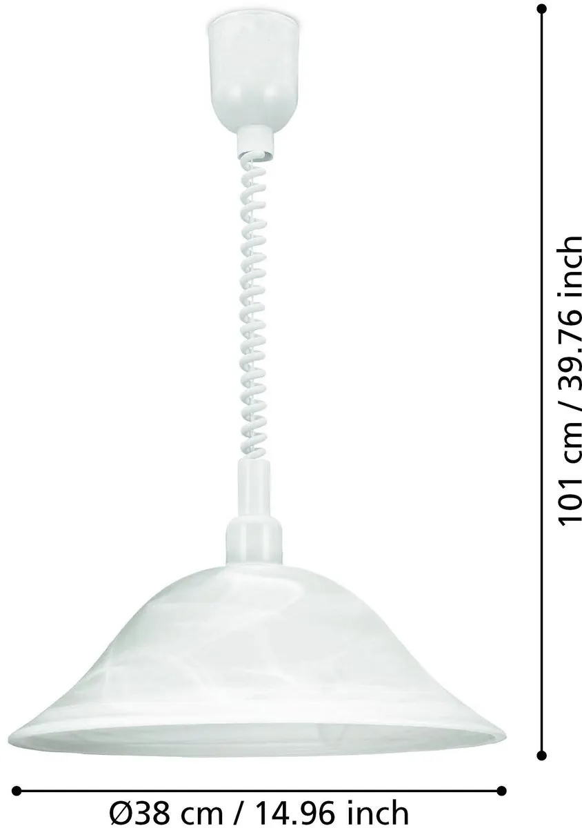 Eglo Alessandra Hanglamp - Wit