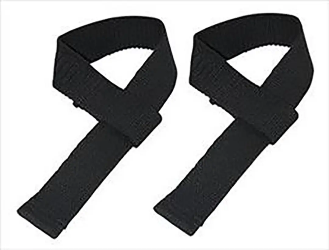 Tunturi Powerlifting Straps Deadlift - Paar - 9,5cm - Zwart