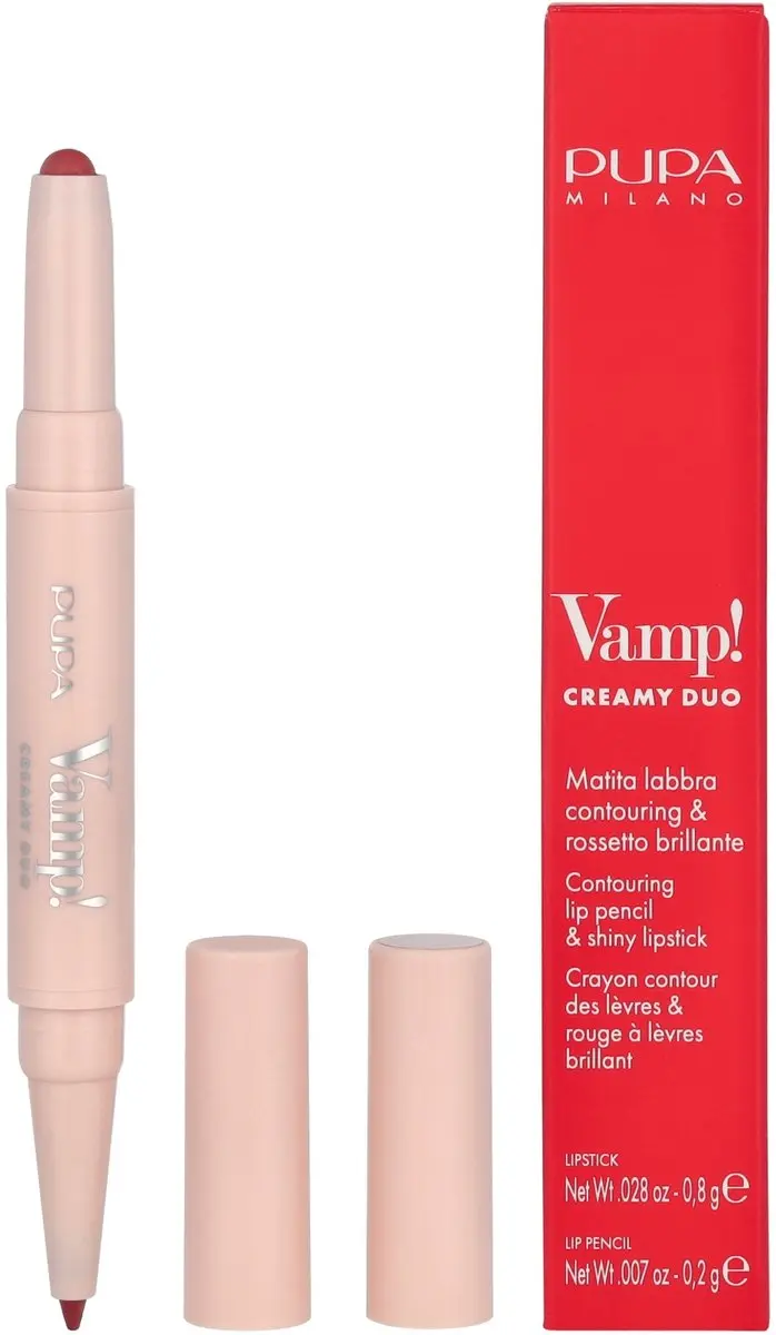 Pupa Milano Vamp! Creamy Duo Lippenstift 019 Vibrant Rose