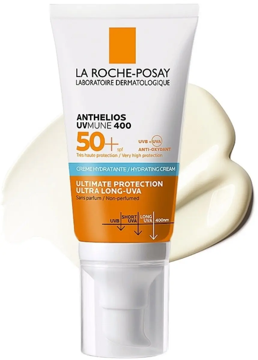 La Roche-Posay Anthelios UVMune 400 Hydraterende Zonnebrandcrème SPF50+ 50ml - Gezicht