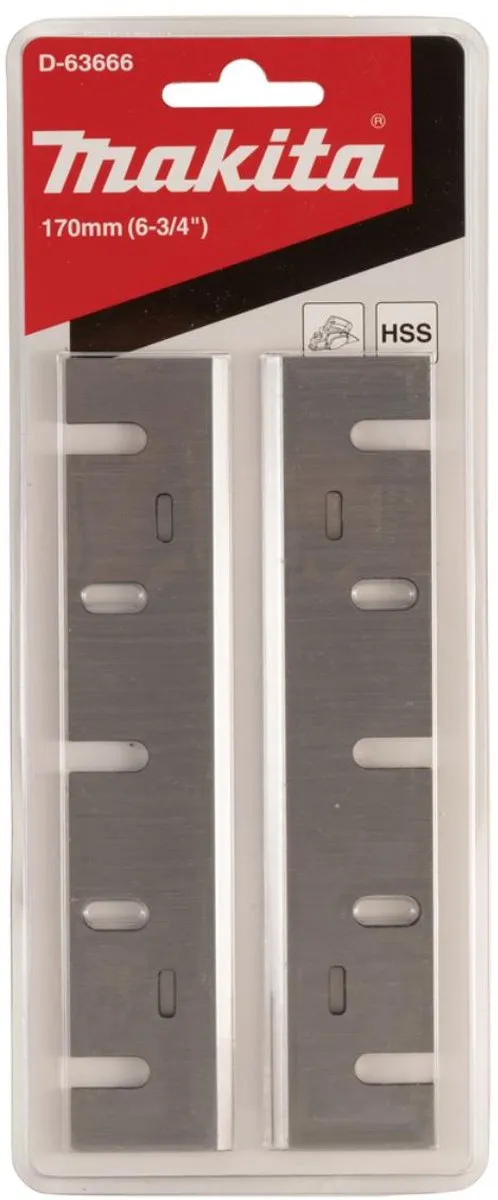 Makita D-63666 HSS Schaafbeitels 170mm - 2 Stuks