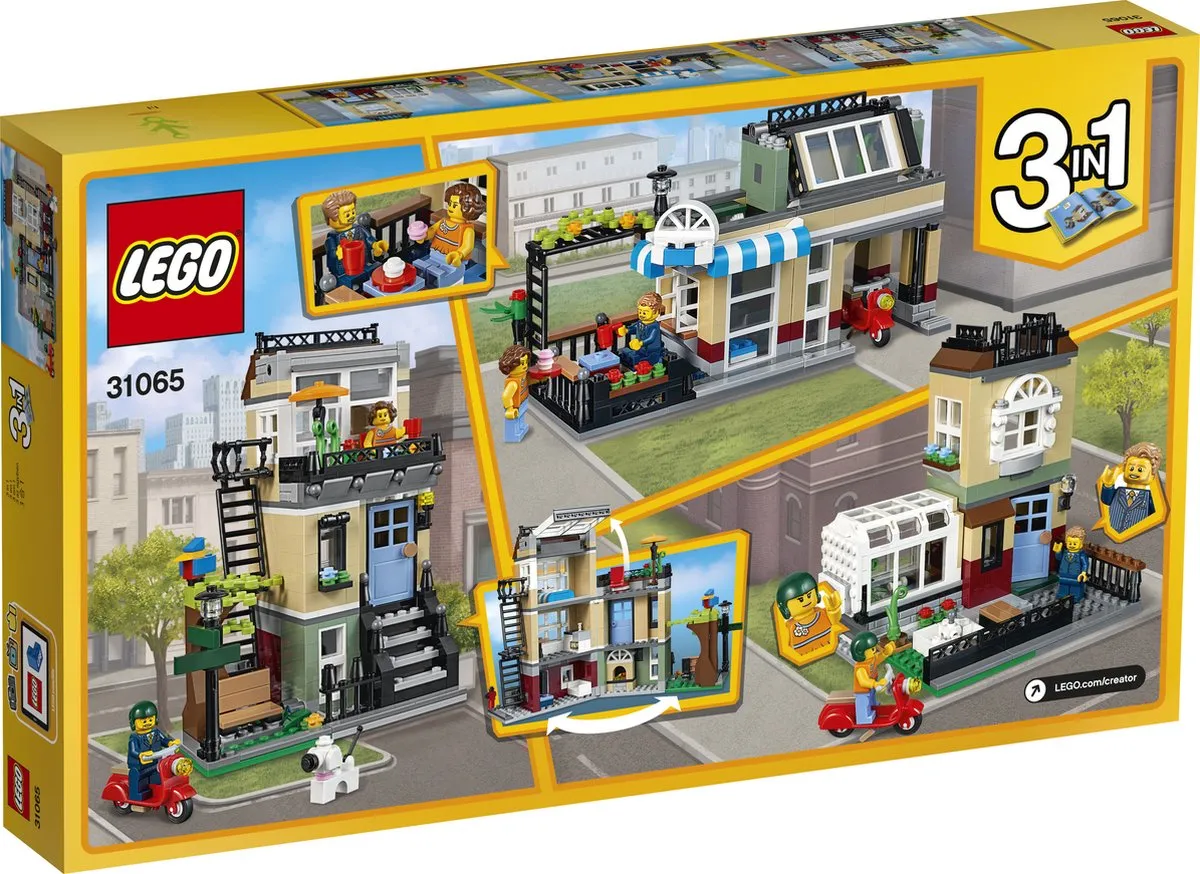 LEGO Creator Parkstraat Woonhuis 31065 - 566 Stukken - afbeelding 6 van 6