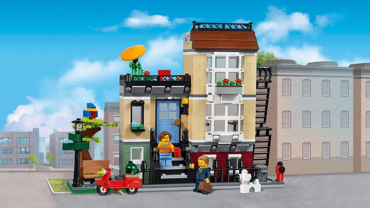 LEGO Creator Parkstraat Woonhuis 31065 - 566 Stukken