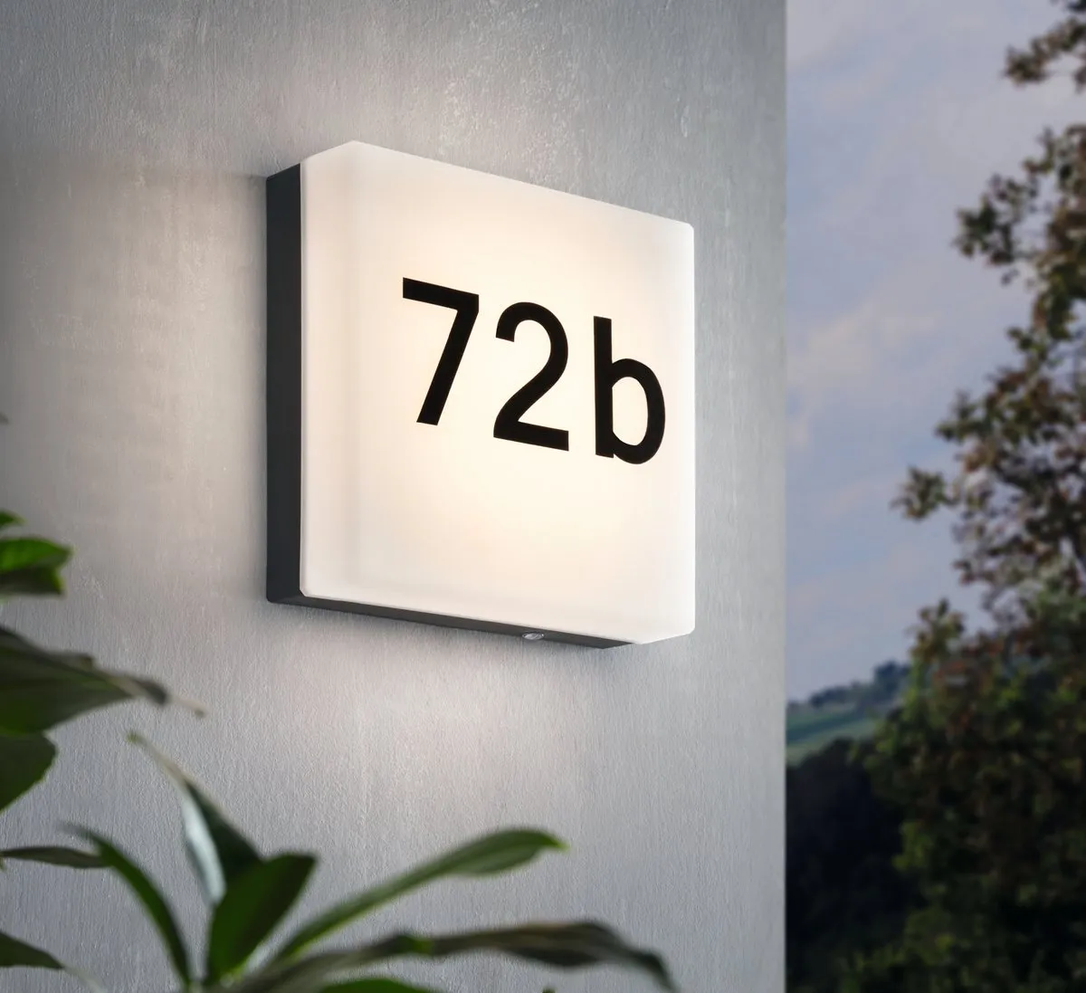 Eglo Cornale Wandlamp LED Dag/Nacht Sensor - Antraciet/Wit - afbeelding 6 van 6