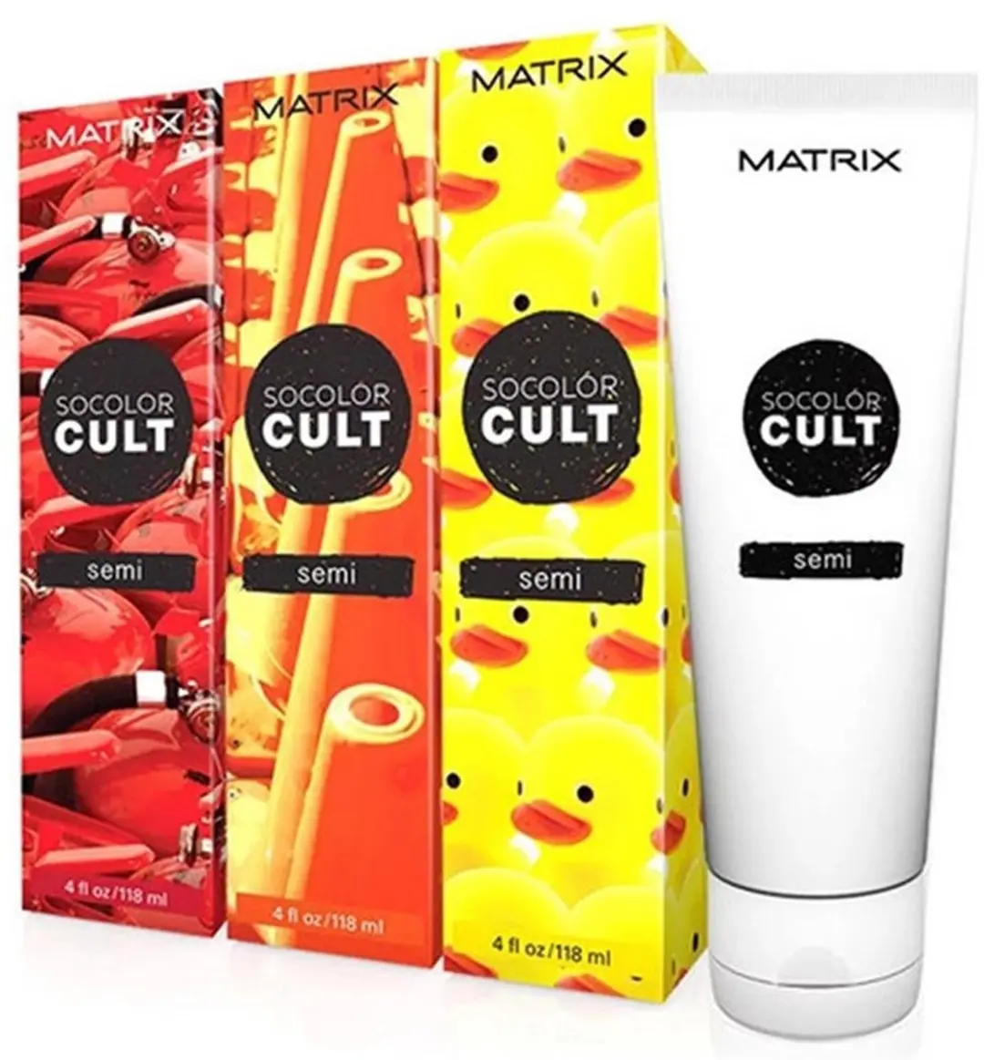 Matrix Socolor Cult Lucky Duck 118ml - Semi-permanent Geel