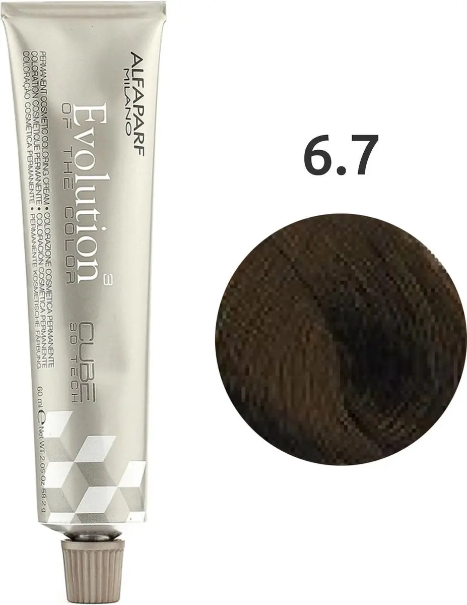 Alfaparf Milano Evolution of the Color 6.7 60ml - Zwart