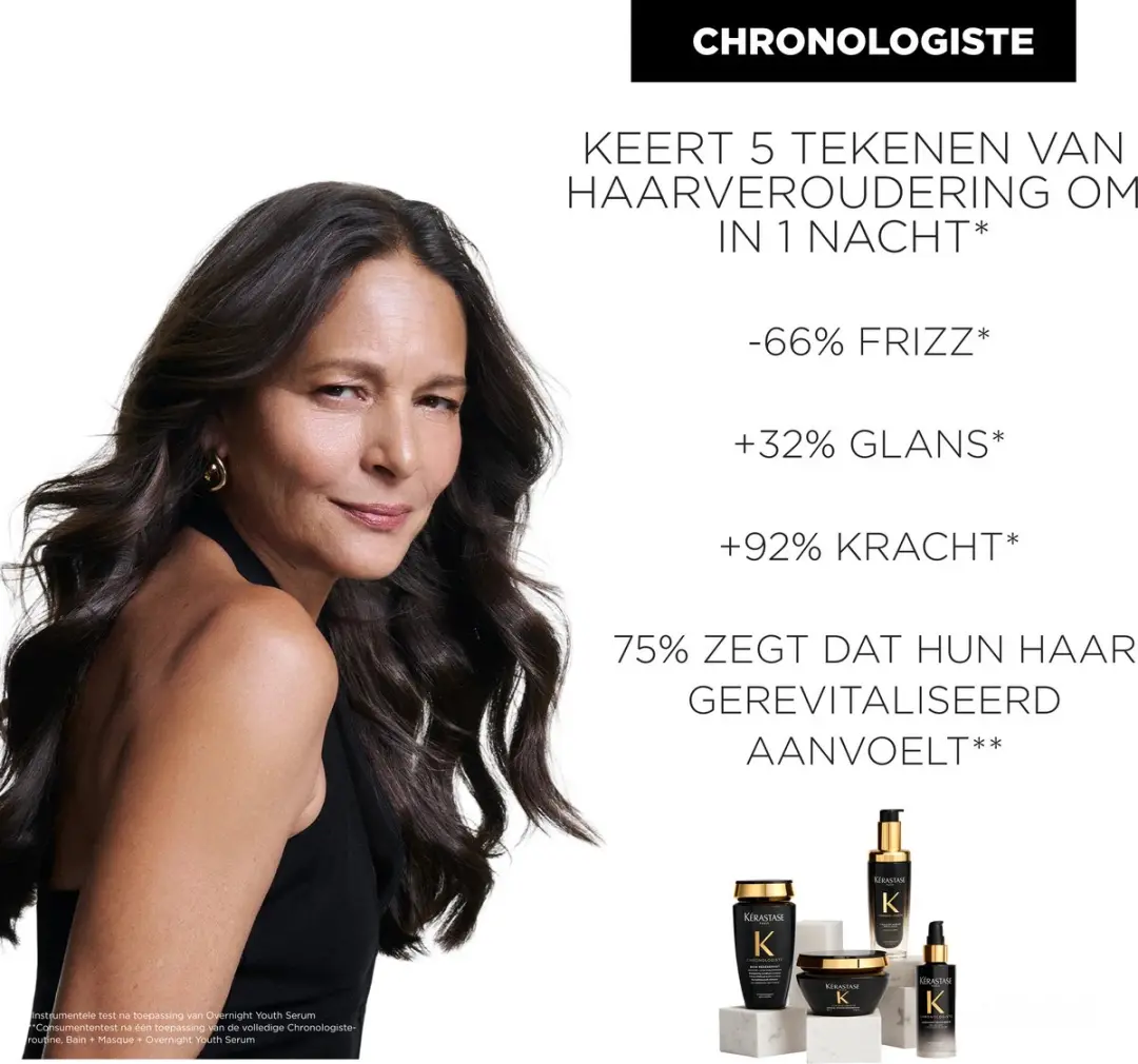 Kérastase Chronologiste Overnight Youth Serum 90ml + Elixir Ultime 15ml