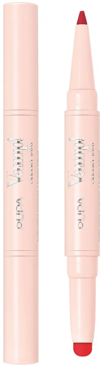 Pupa Milano Vamp! Creamy Duo Lip Pencil & Lipstick 010 True Red