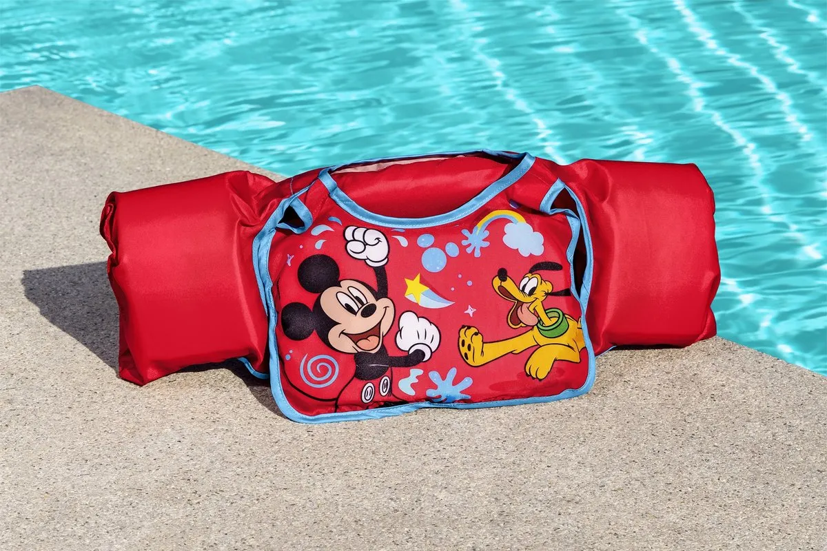 Bestway Disney Junior Mickey & Vriendjes Zwemvest 3-6 Jaar - Roze/Paars/Rood