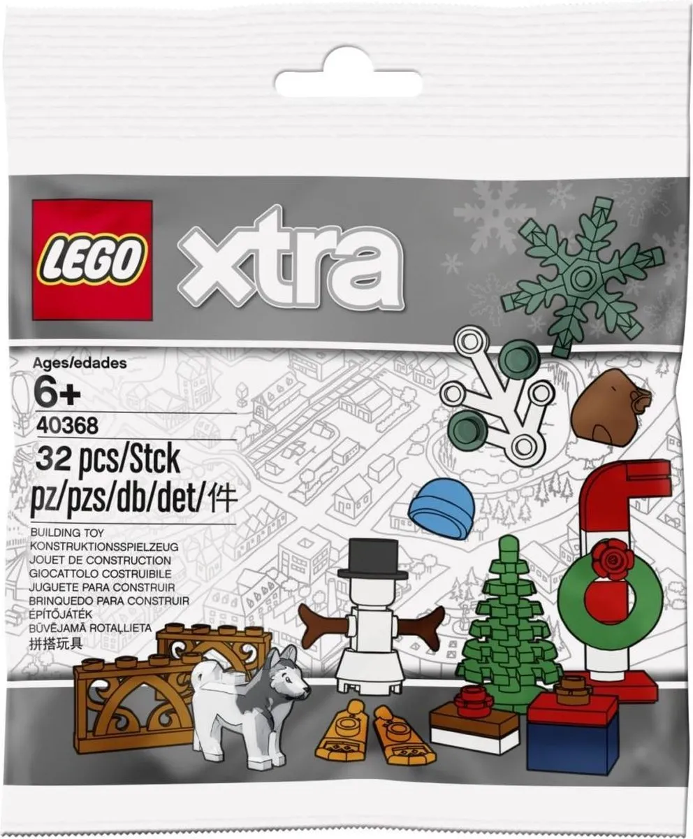 LEGO Xtra 40368 Kerstaccessoires - 26 Stukken - Multikleur