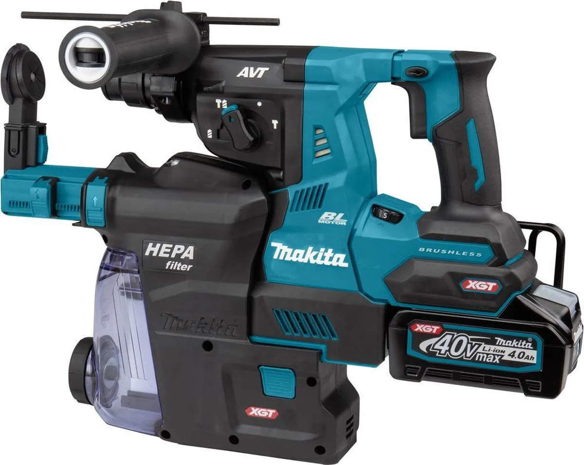 Makita HR003GM202 Accu CombiHamer SDS-Plus 2,8J - 2x4.0Ah XGT - afbeelding 6 van 6