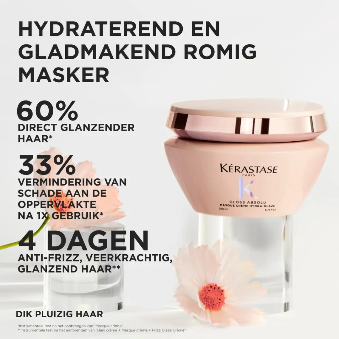 Kérastase Gloss Absolu Masque Riche Hydraterend Haarmasker 200ml