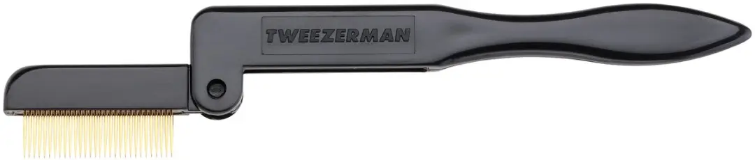 Tweezerman Inklapbare Wimperkam - Zwart