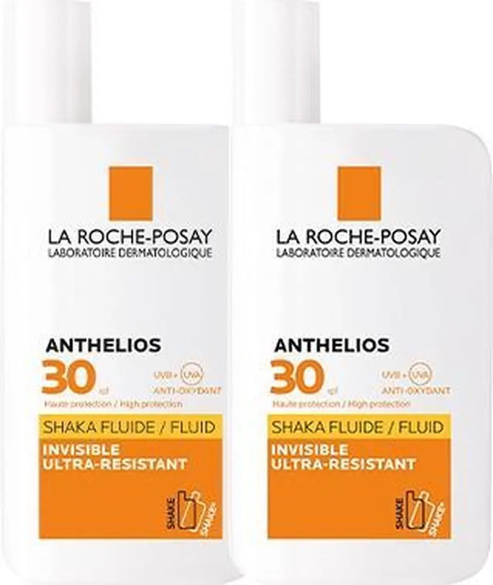 La Roche-Posay Anthelios Zonnebrand Fluide SPF30 - 2x50ml