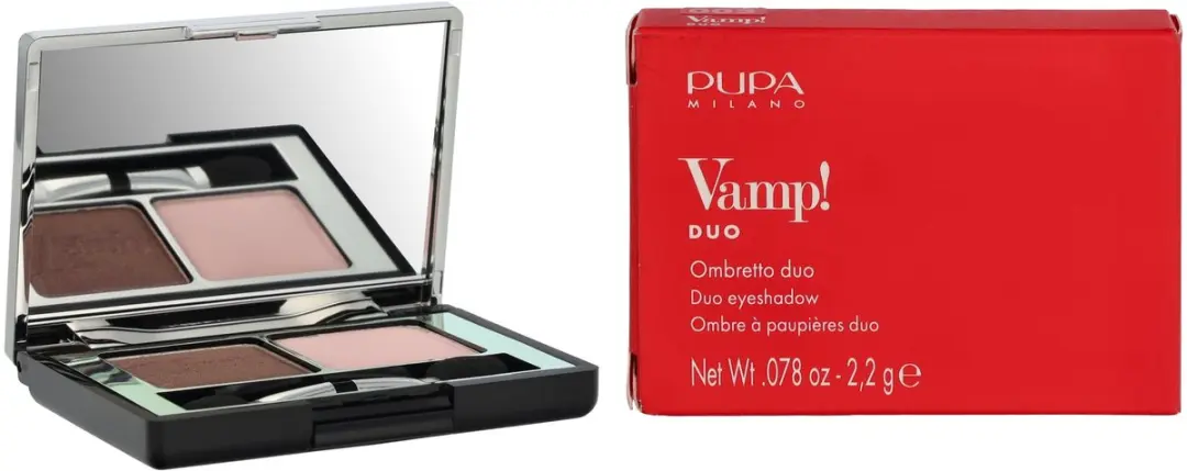 Pupa Vamp! Compact Duo Oogschaduw 003 Soft Mauve - 2 Stuks