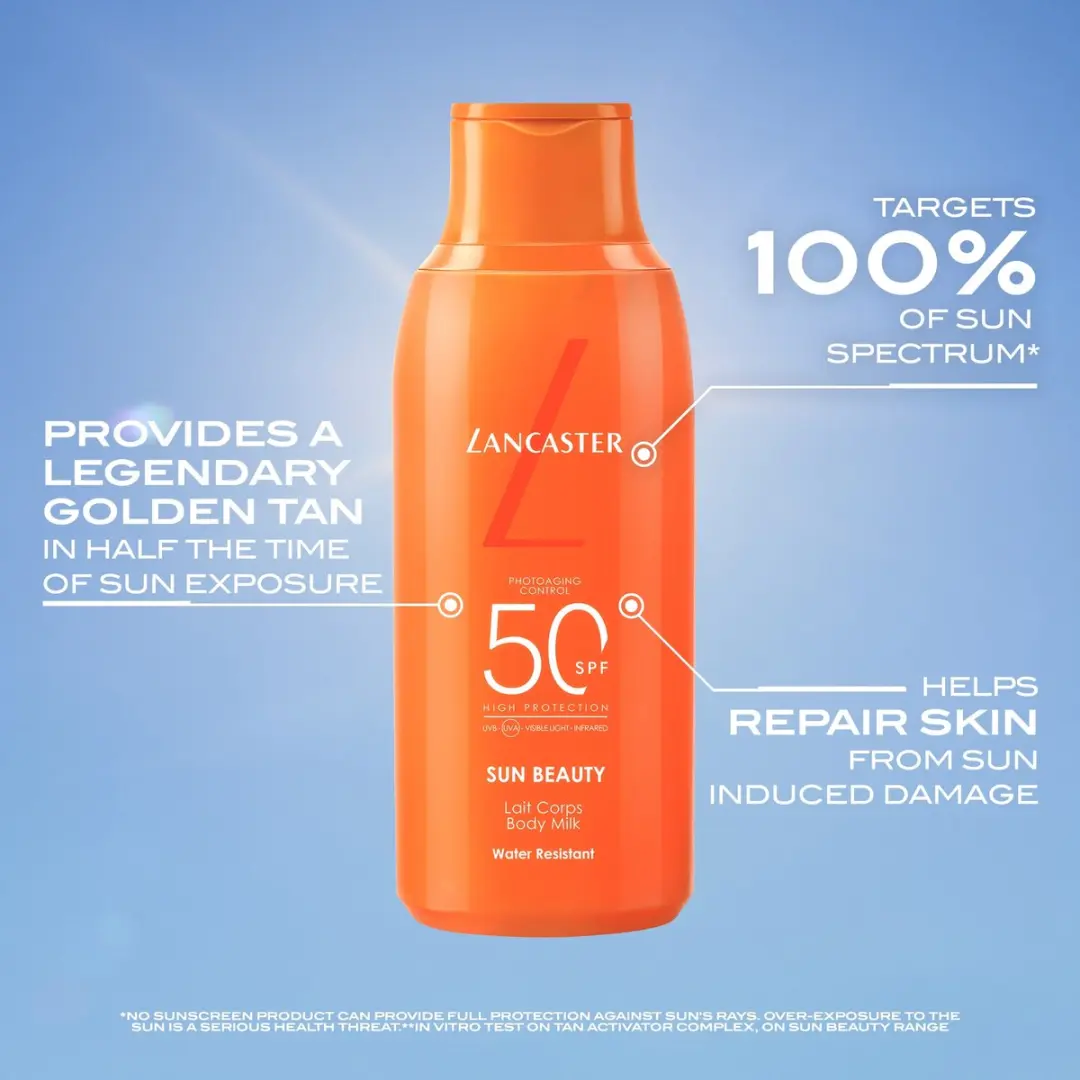 Lancaster Sun Beauty Body Milk SPF50 100ml
