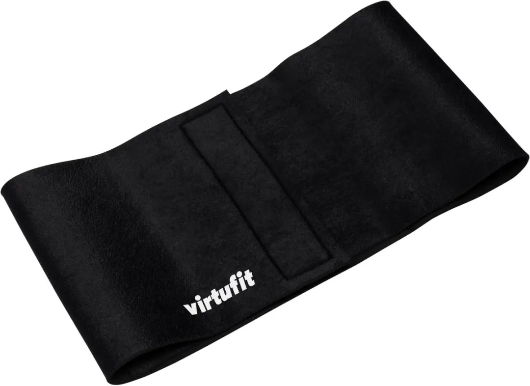 Virtufit Afslankband Neopreen - 20cm - Zwart - afbeelding 6 van 6