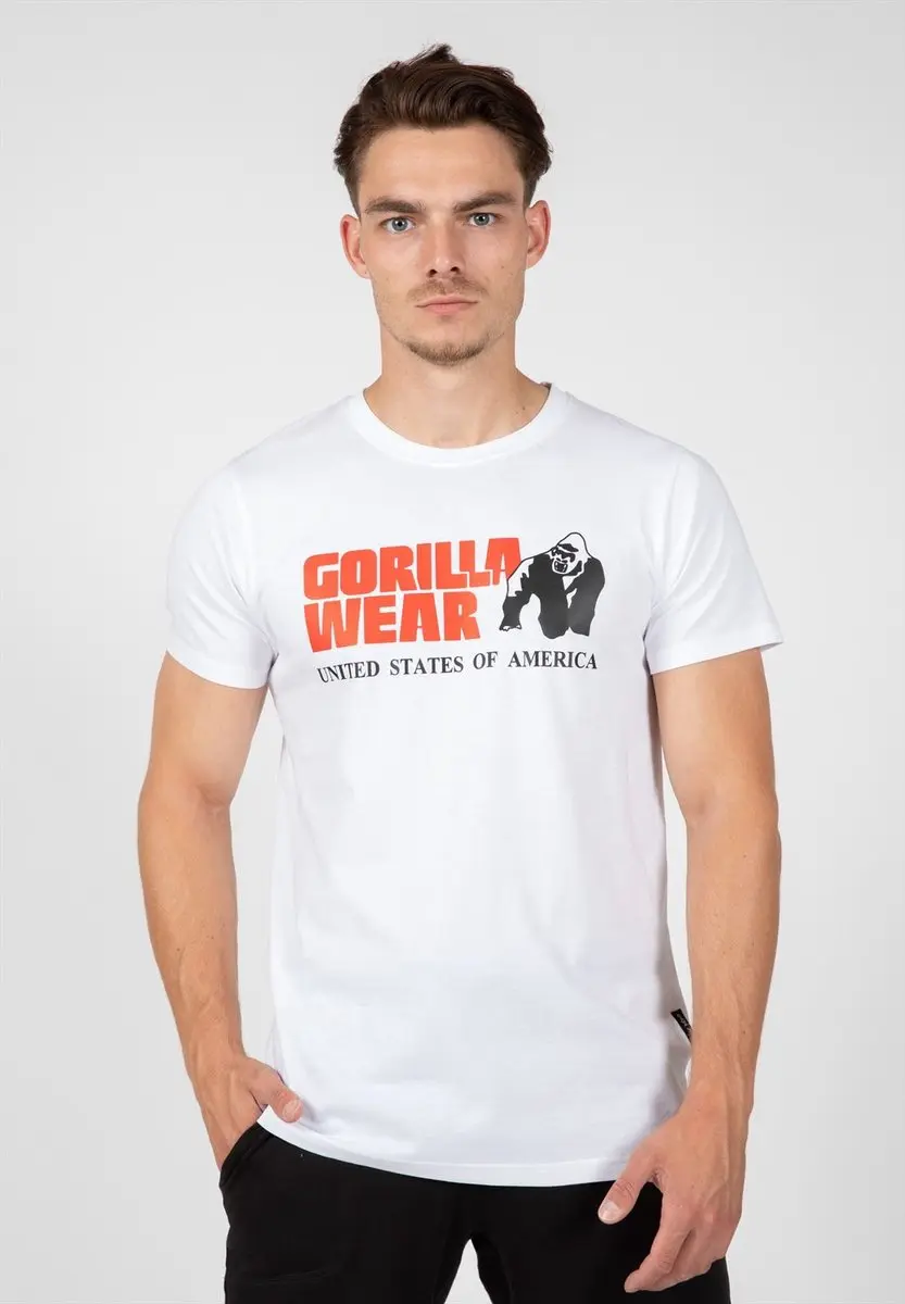 Gorilla Wear Classic T-shirt Wit - S