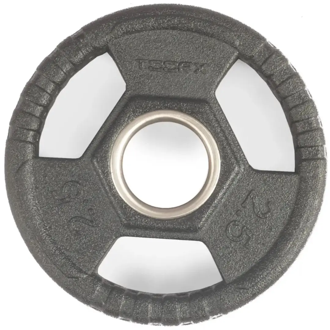 Toorx Rubber Olympische Halterschijf 50mm 20kg - Zwart