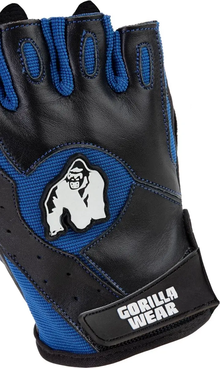 Gorilla Wear Mitchell Training Handschoenen XL - Zwart/Blauw