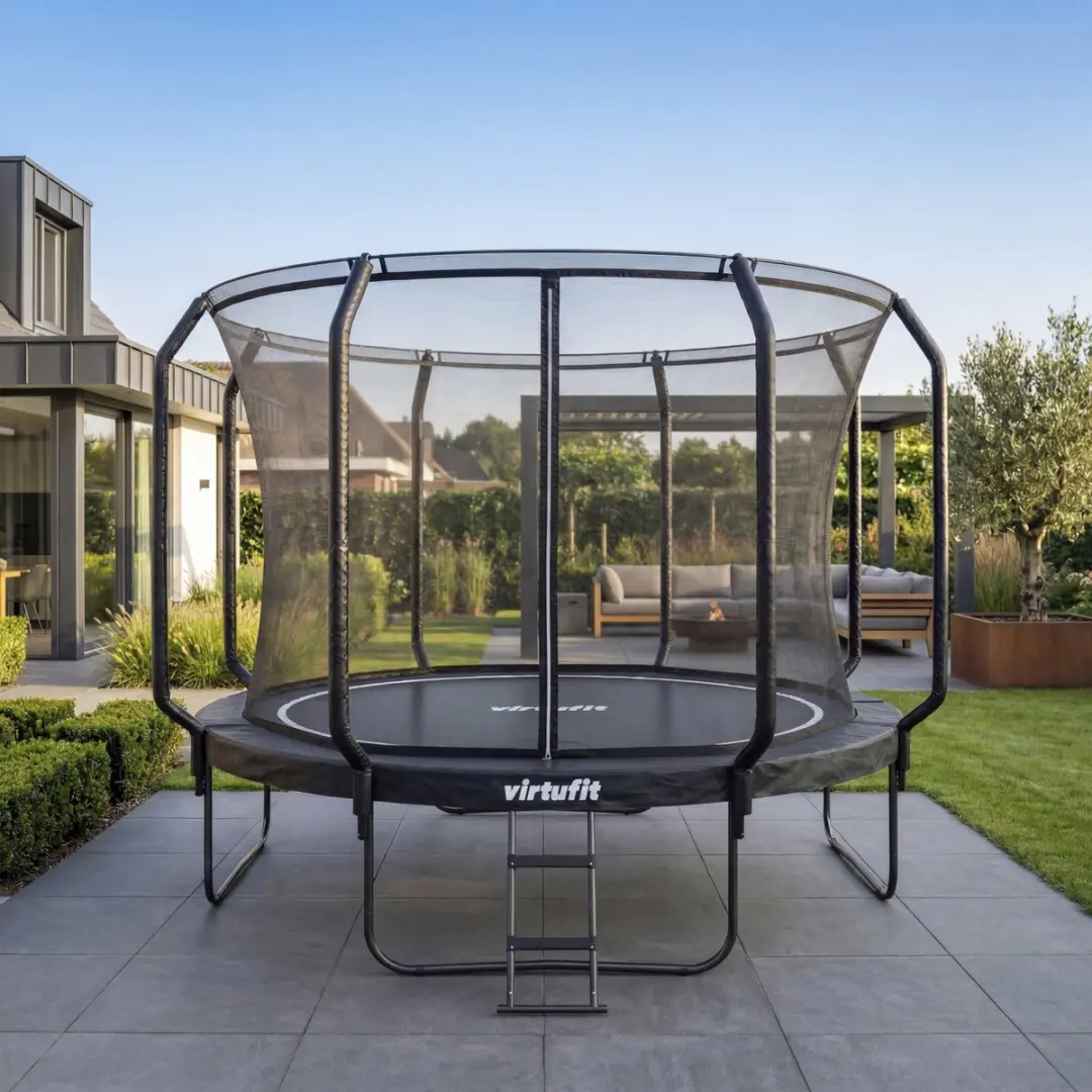 Virtufit Premium Trampoline VF06003-366 - Ø366cm - Zwart