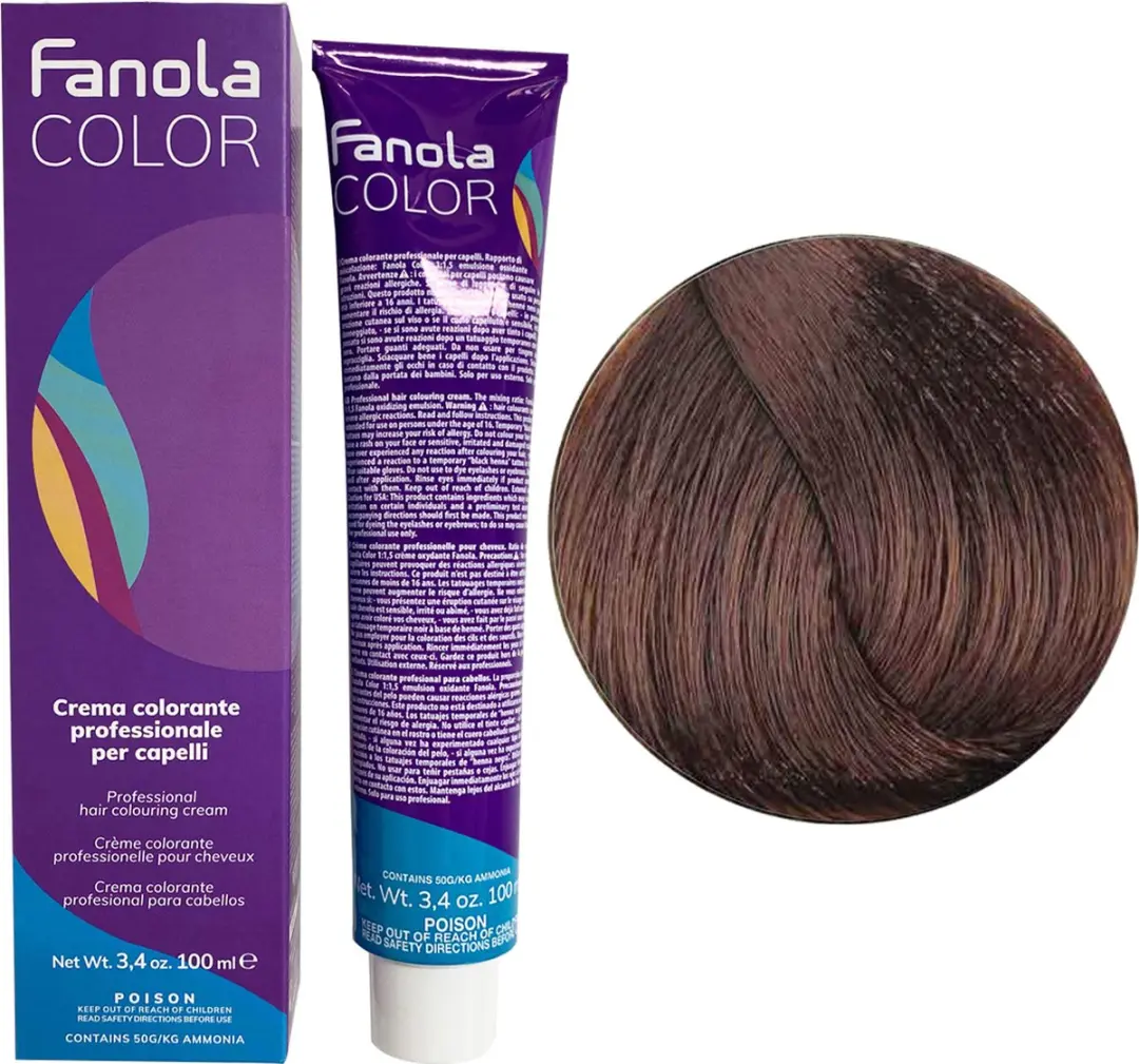 Fanola Professional Haarverf 6.03 Warm Donker Blond 150ml