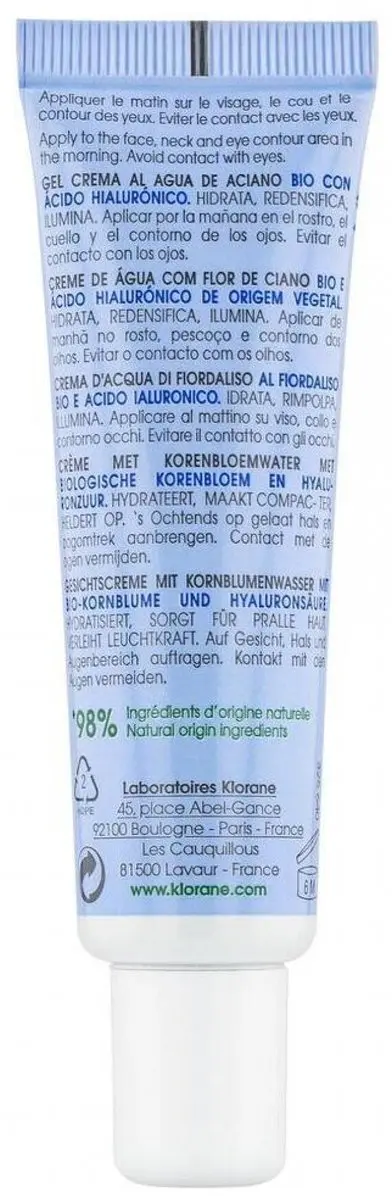 Klorane Bleuet Gezichtcrème 30ml