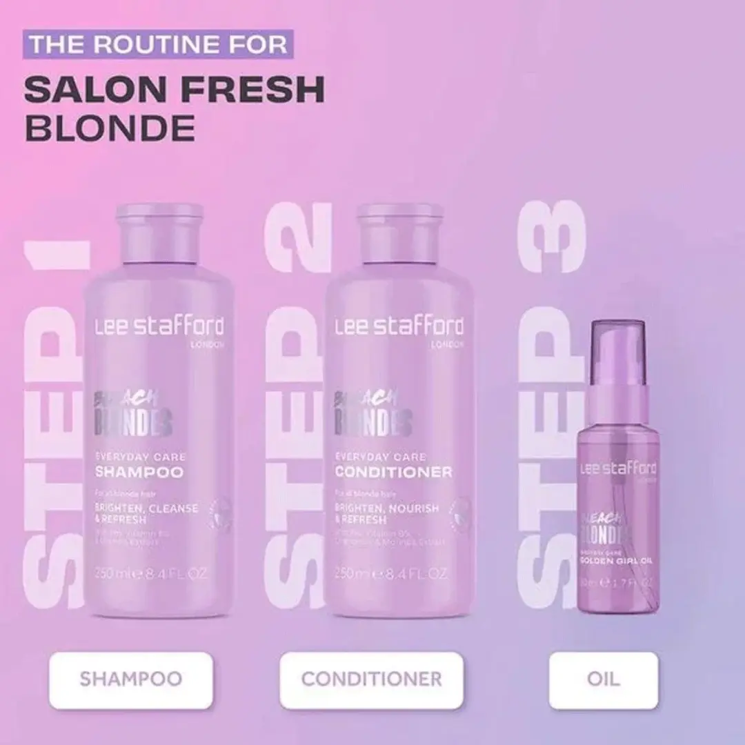 Lee Stafford Bleach Blondes Shampoo 250ml