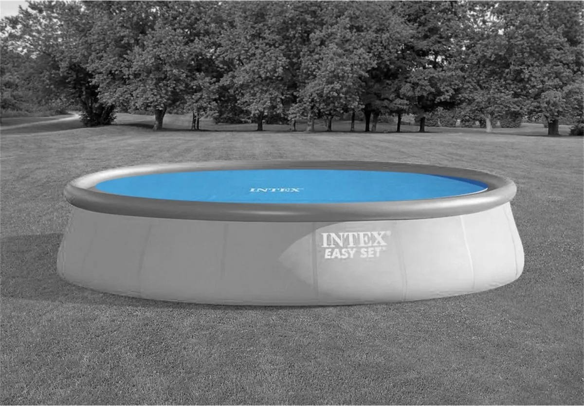 Intex Solar Zwembad Afdekzeil Ø549cm - Blauw