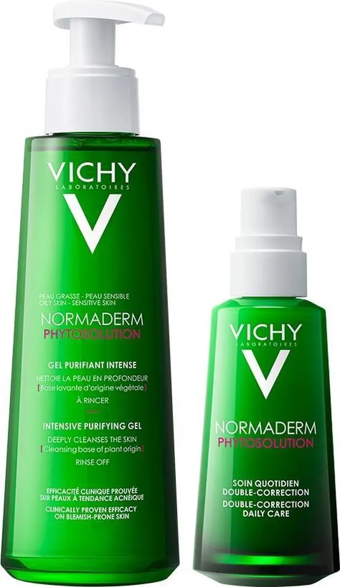 Vichy Normaderm Phytosolution Reiniger 200ml - 2 Stuks