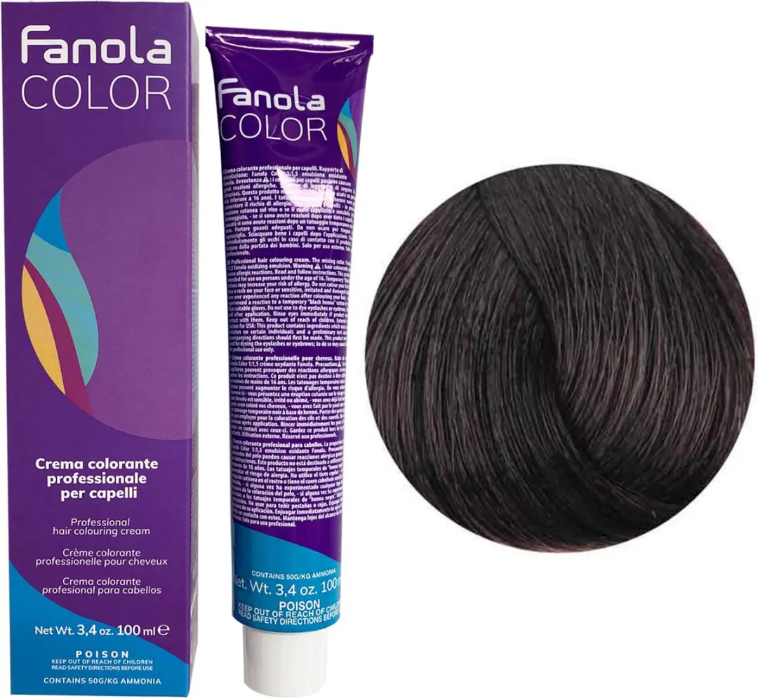 Fanola Professional Haarverf 4.5 Chestnut Mahagony 150ml