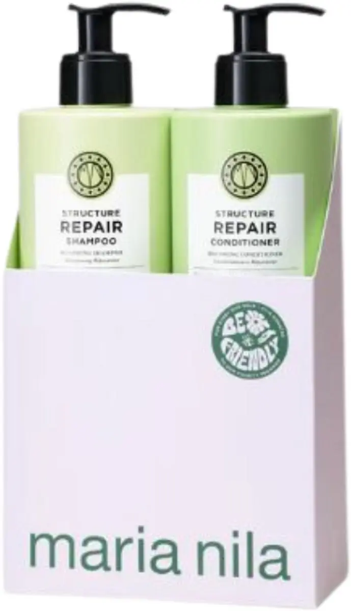 Maria Nila Structure Repair Care Duo - 2x500ml Shampoo & Conditioner
