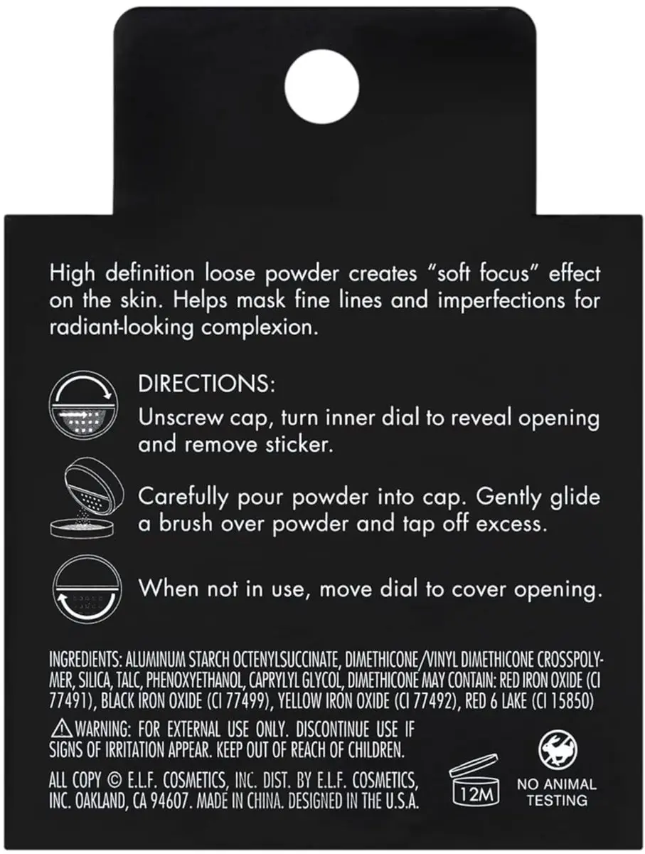 ELF Cosmetics High Definition Losse Setting Powder 8g - Soft Luminance