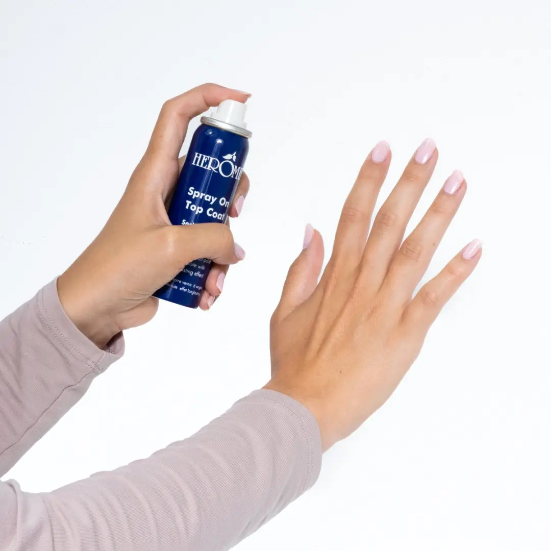 Herome Spray On Top Coat - Nagellak 75ml - Transparant