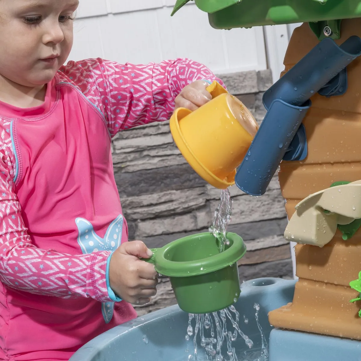 Step2 Dino Showers Watertafel - 10L - Blauw
