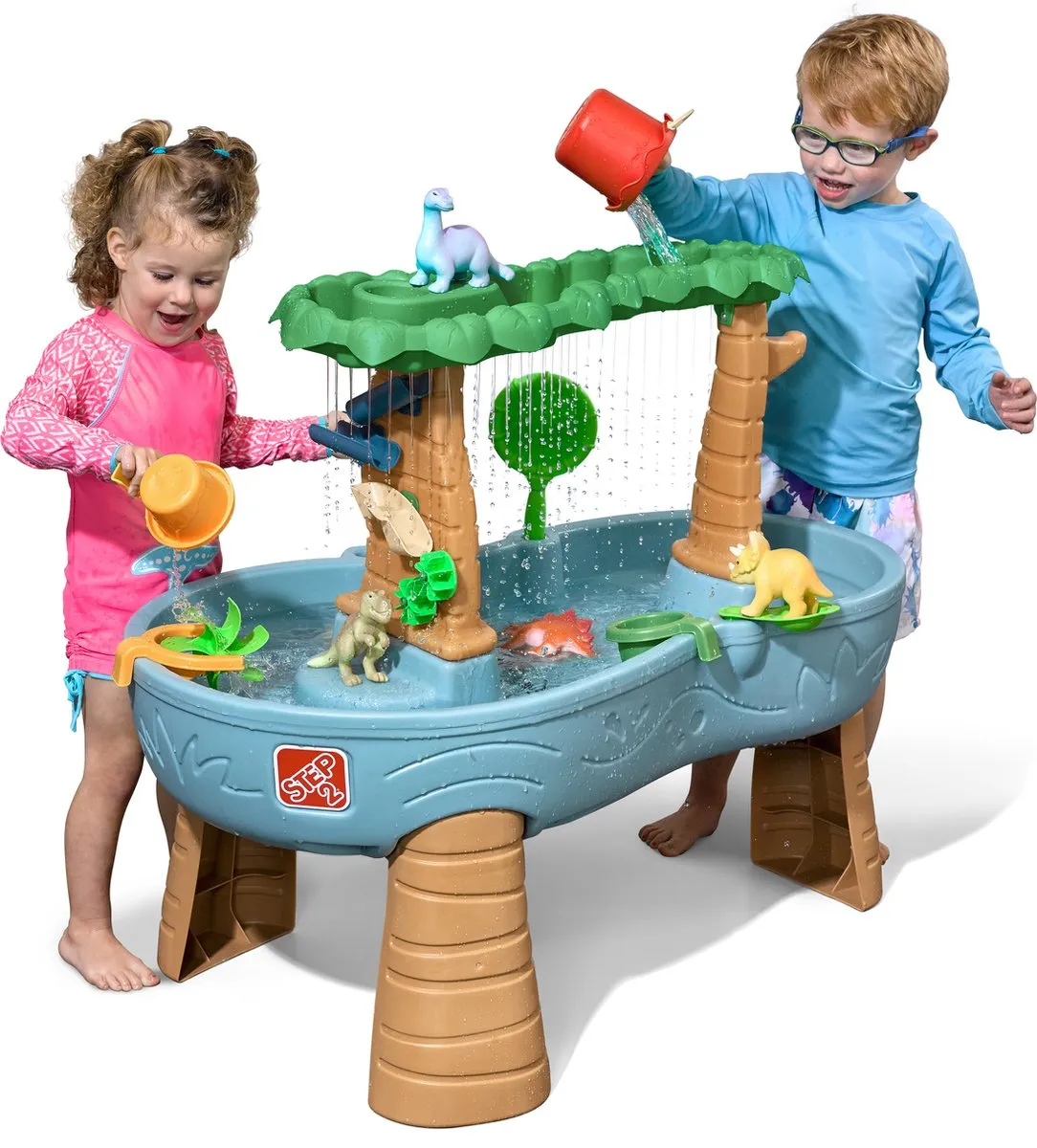 Step2 Dino Showers Watertafel - 10L - Blauw