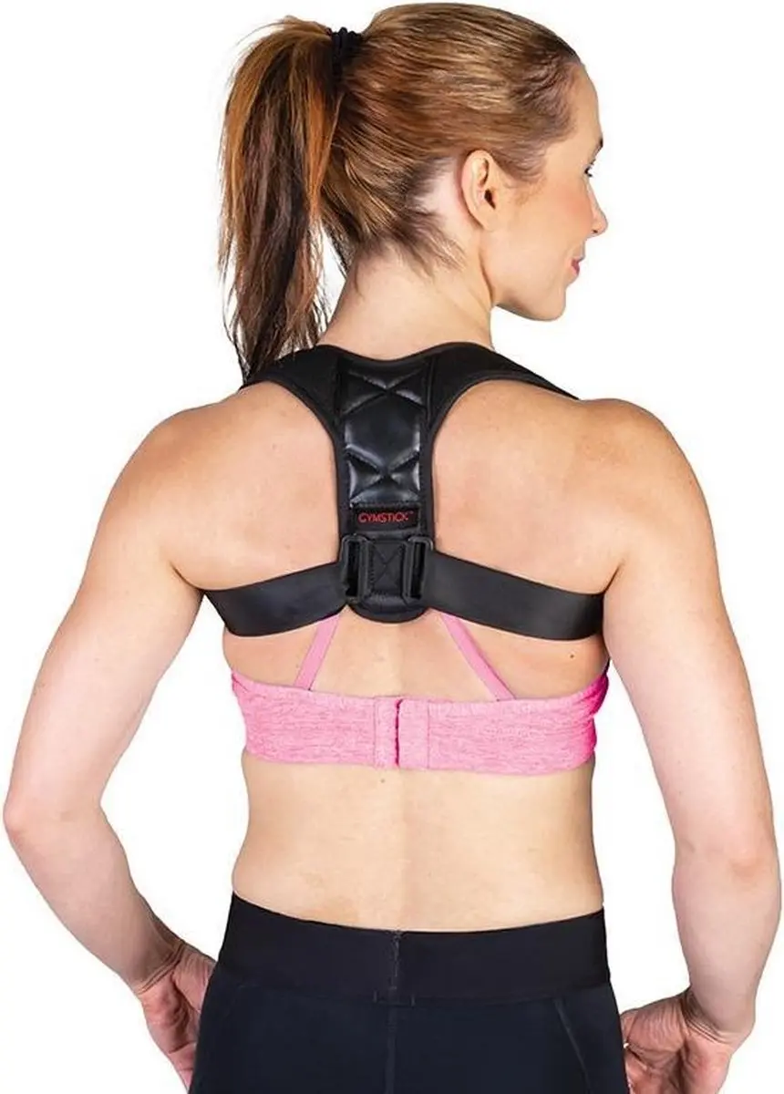 Gymstick Postuur Corrector Rugbrace L/XL - Zwart