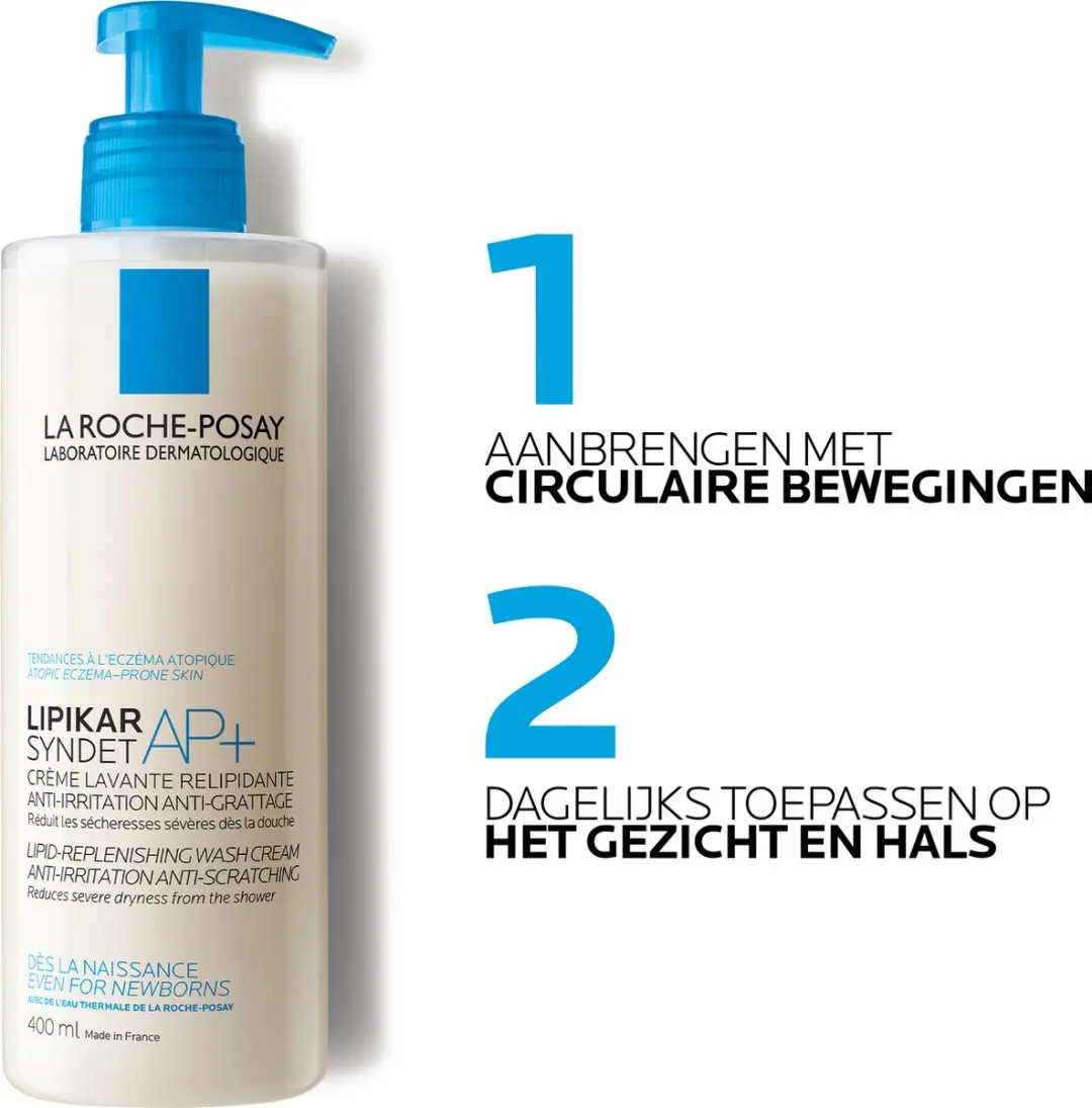 La Roche-Posay Syndet AP+ Reinigende Gel-Crème 400ml