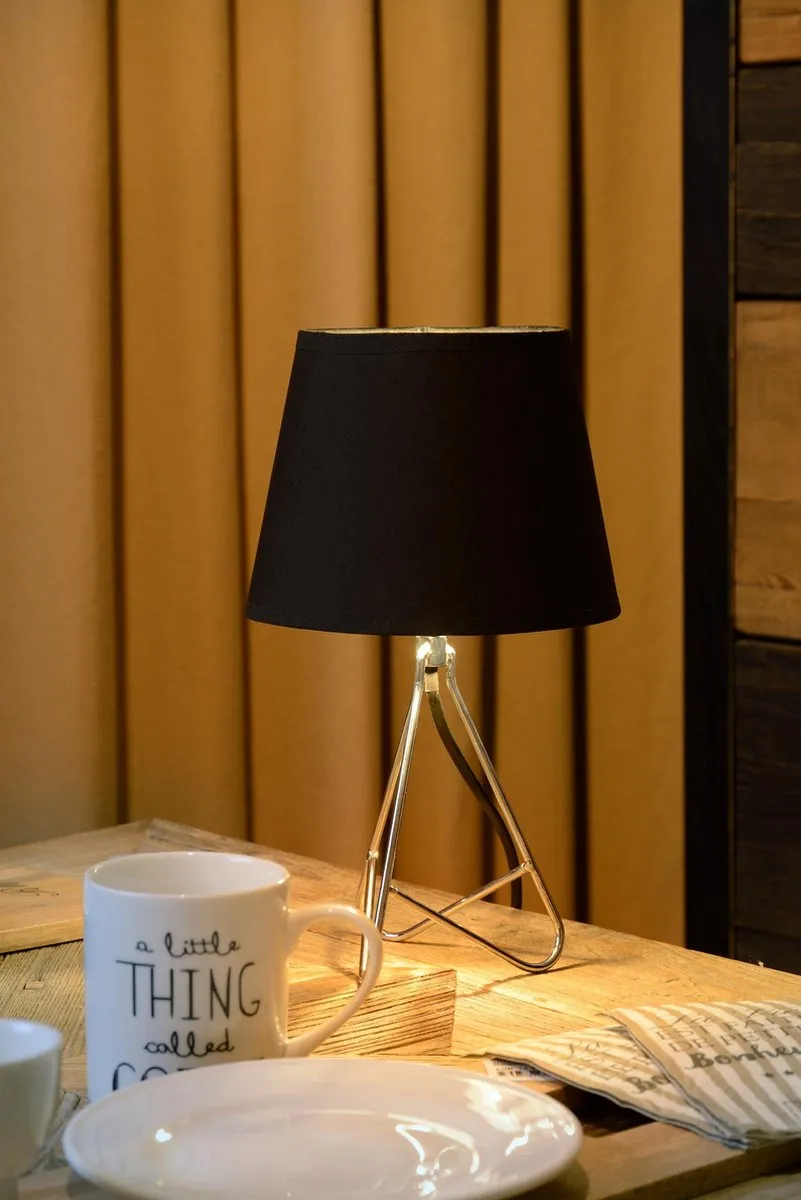 Lucide Gitta Tafellamp Ø17cm - Chroom