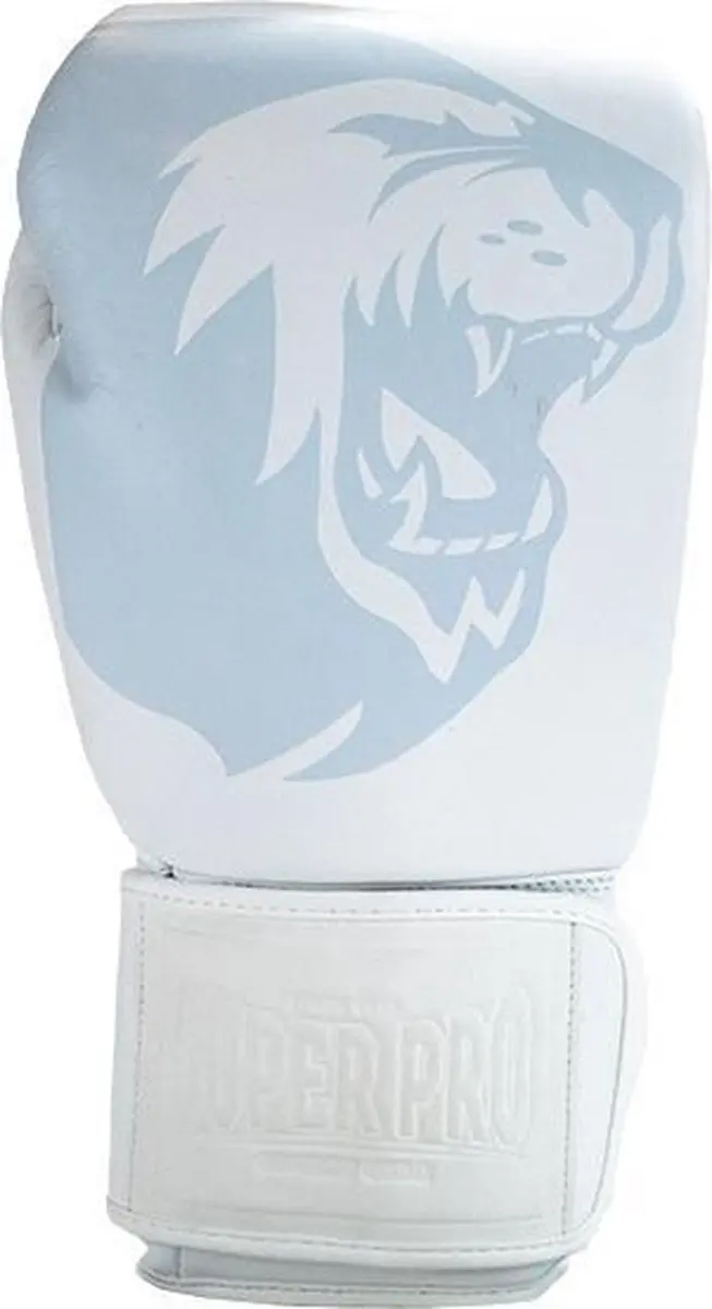 Super Pro Legend Bokshandschoenen SPBG100-10100-16 - Wit - 16 oz